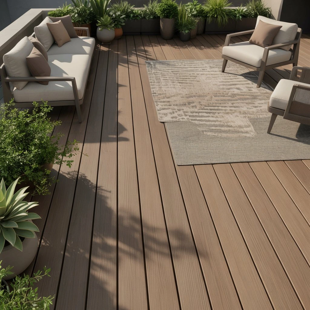 How to protect a composite terrace from scratches
