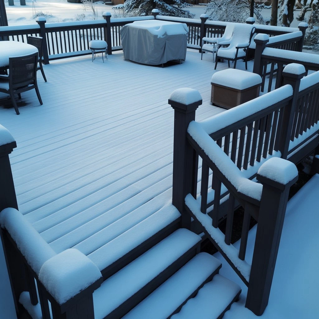When is the best time to install a terrace made of composite decking boards