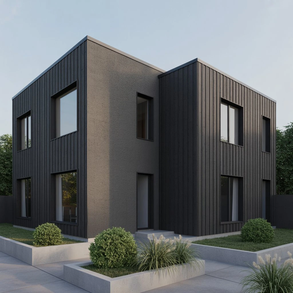Composite façade boards – transformation of a house from the 90s