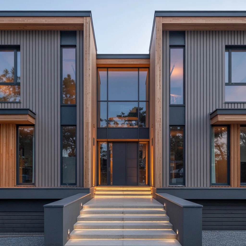 Composite façade boards – transformation of a house from the 90s