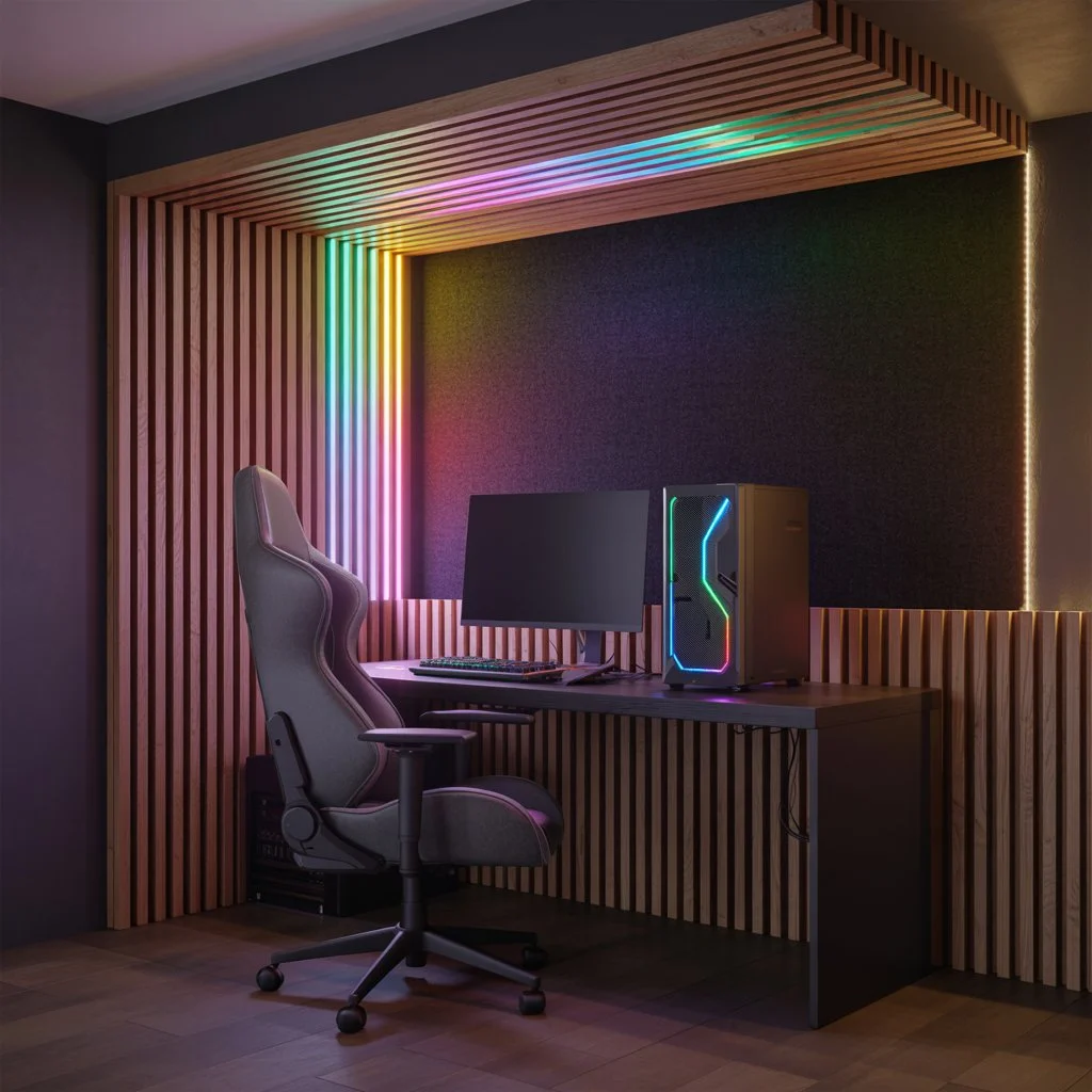 veneered acoustic panels