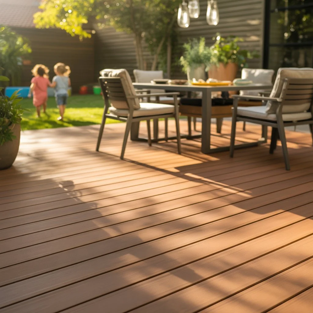 Composite decking platform