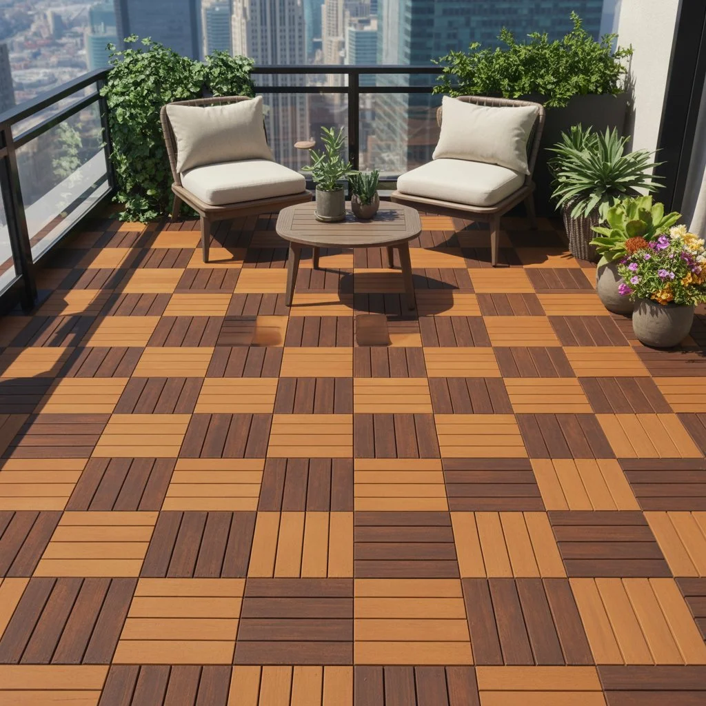 composite decking tile