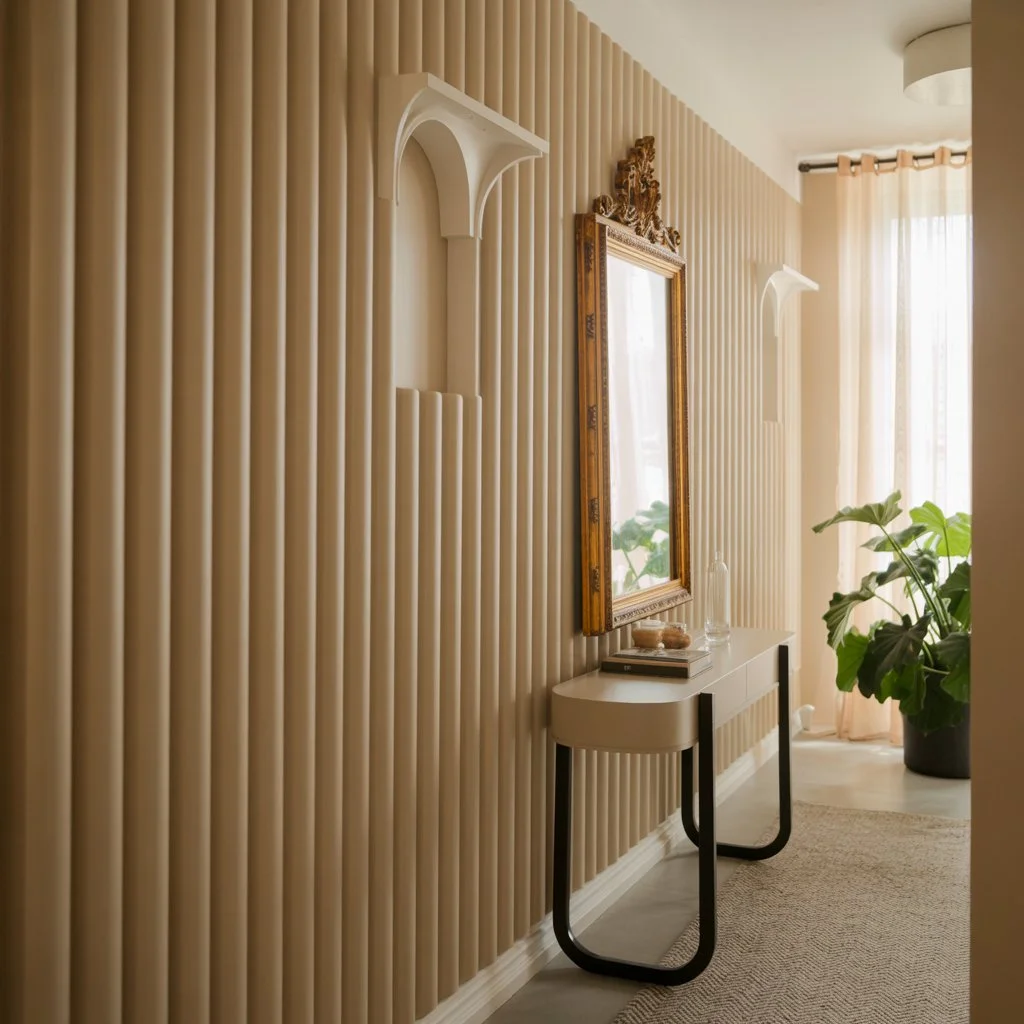 Decorative MDF half-round mouldings