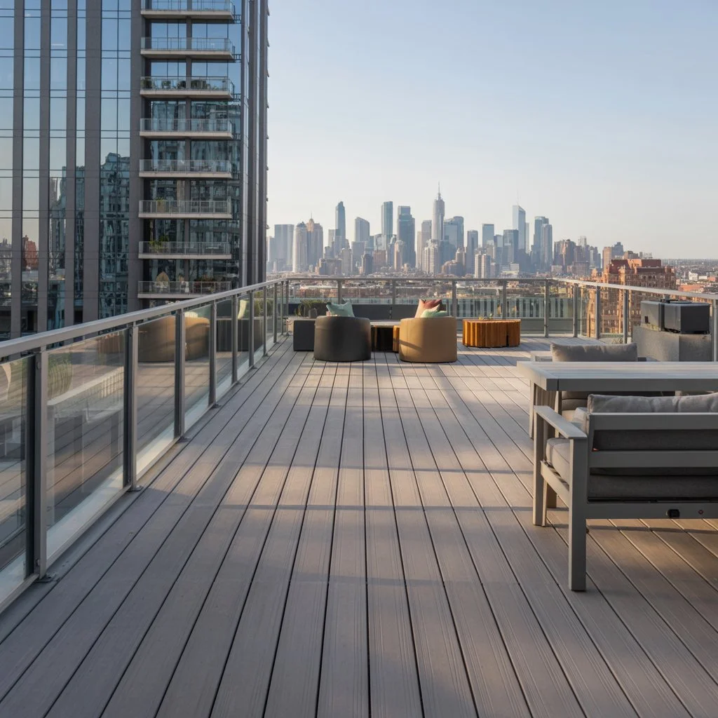 Composite roof terrace