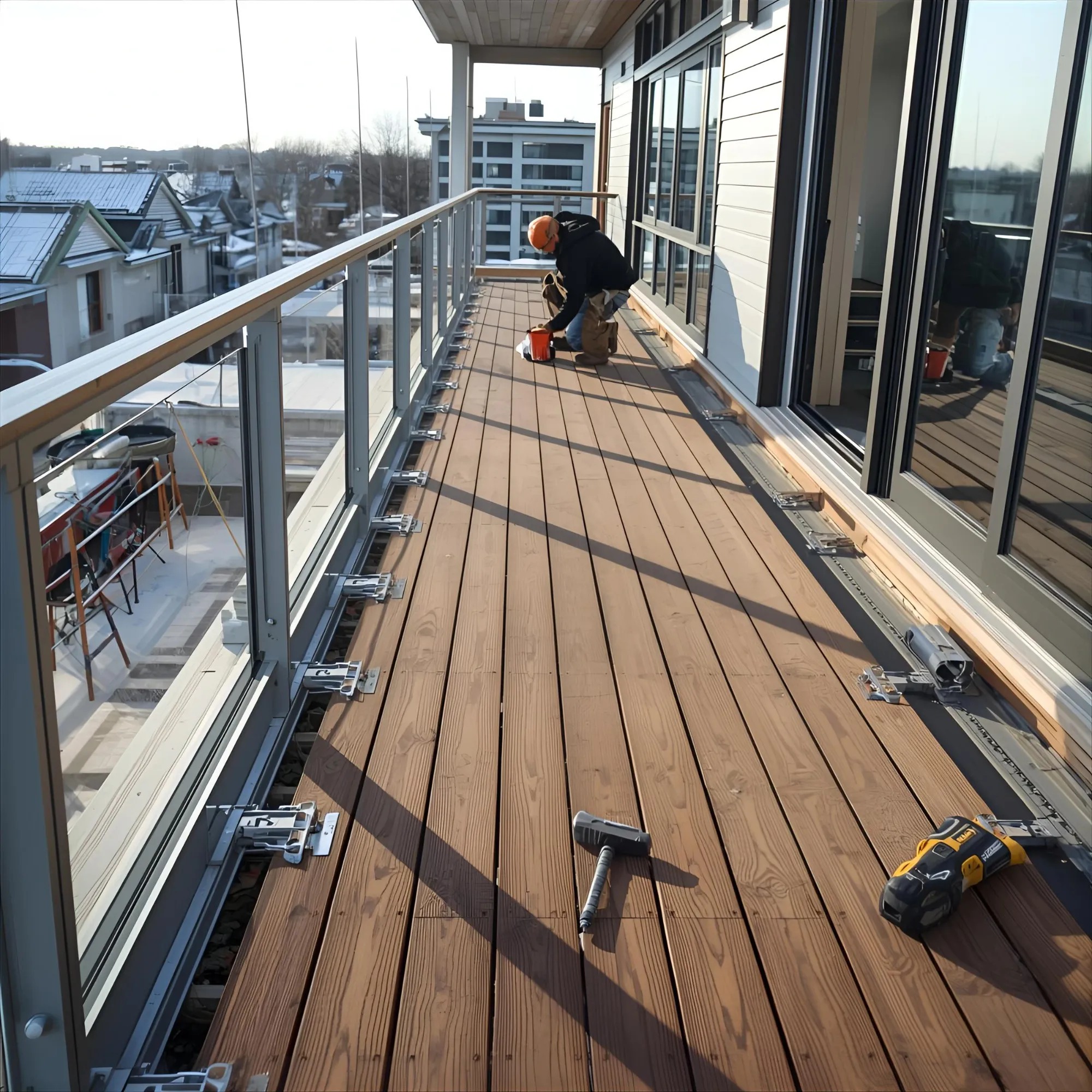 composite decking board - balcony