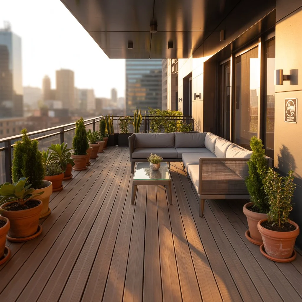 composite decking board flammability 
