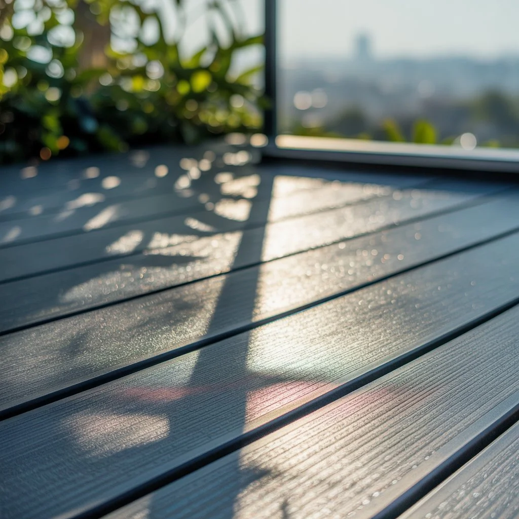 composite decking in hot weather