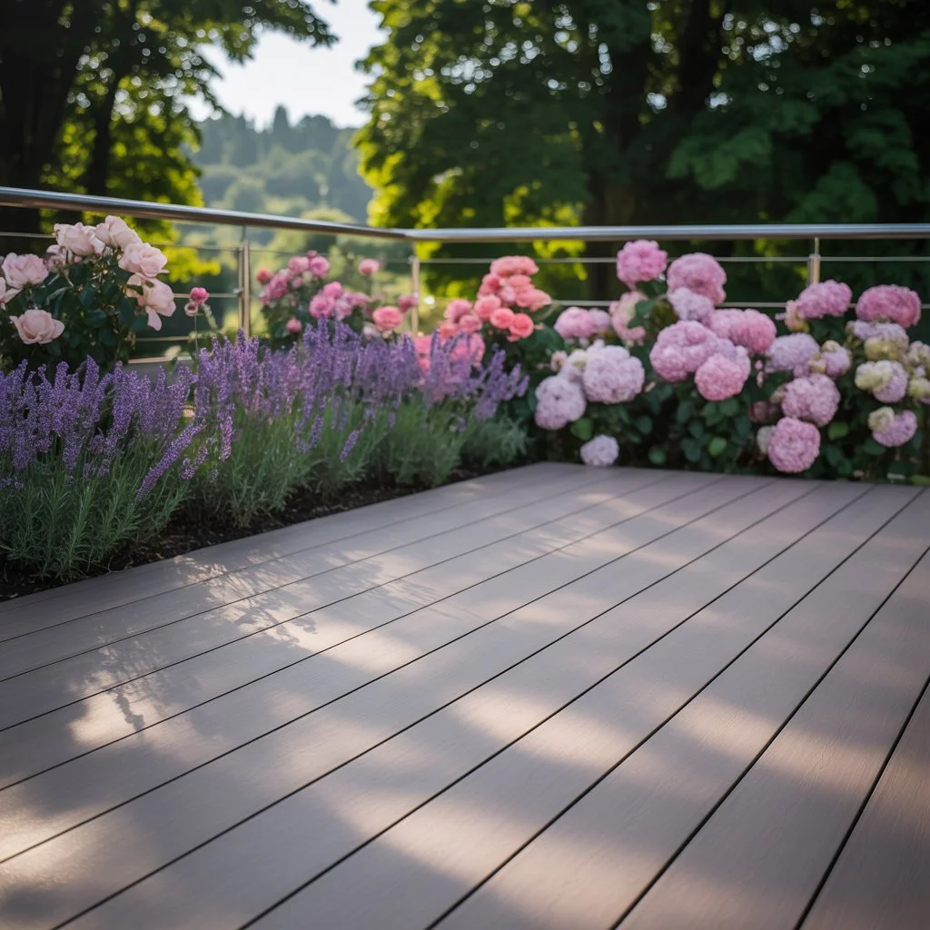 composite decking – green garden 