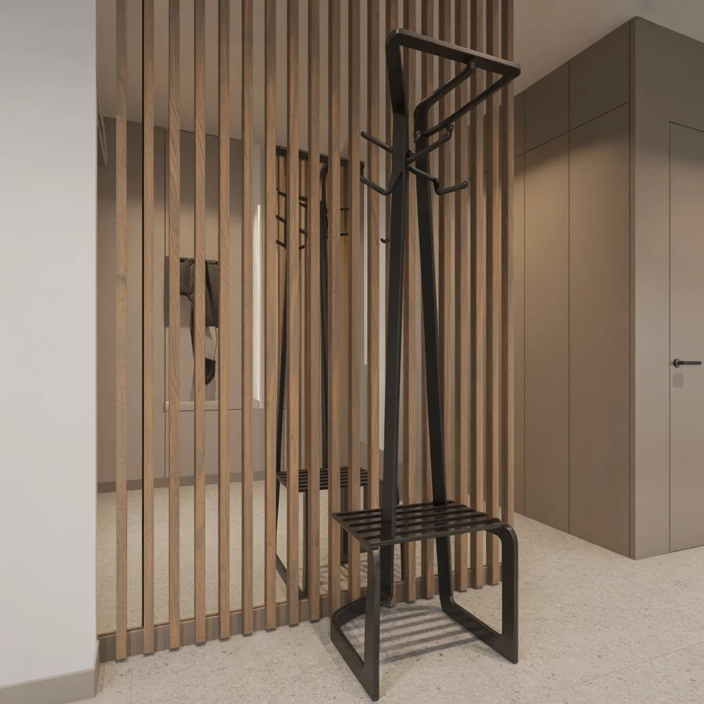 slats are a good fit for an entrance hall