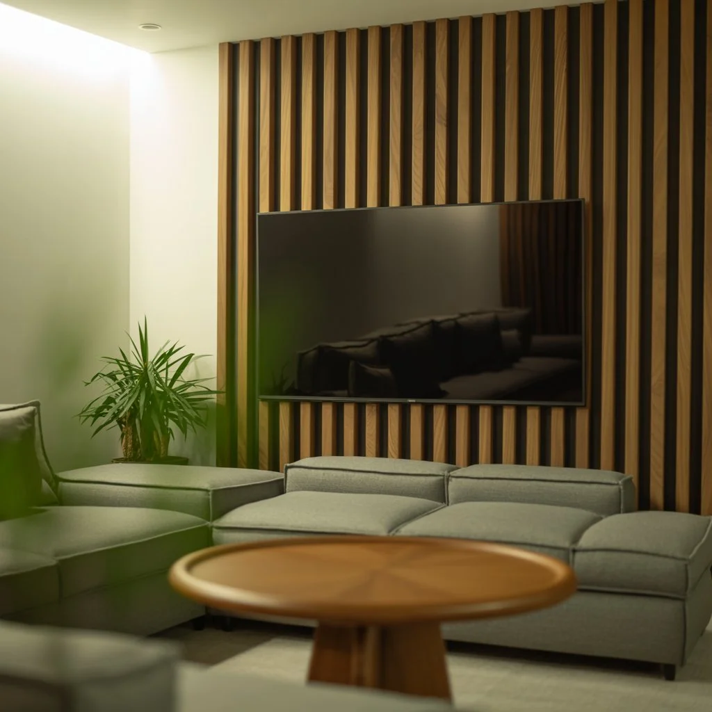 slat panels on a board