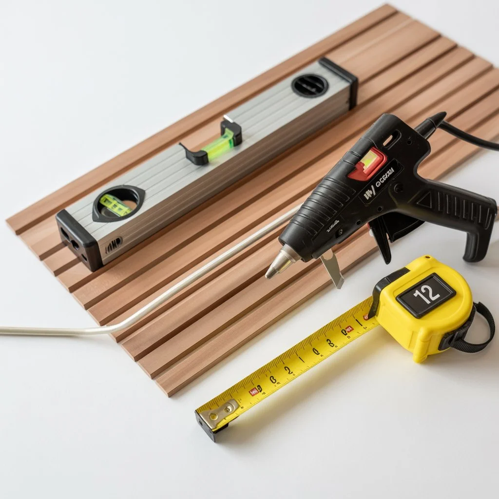 installation of wall slats