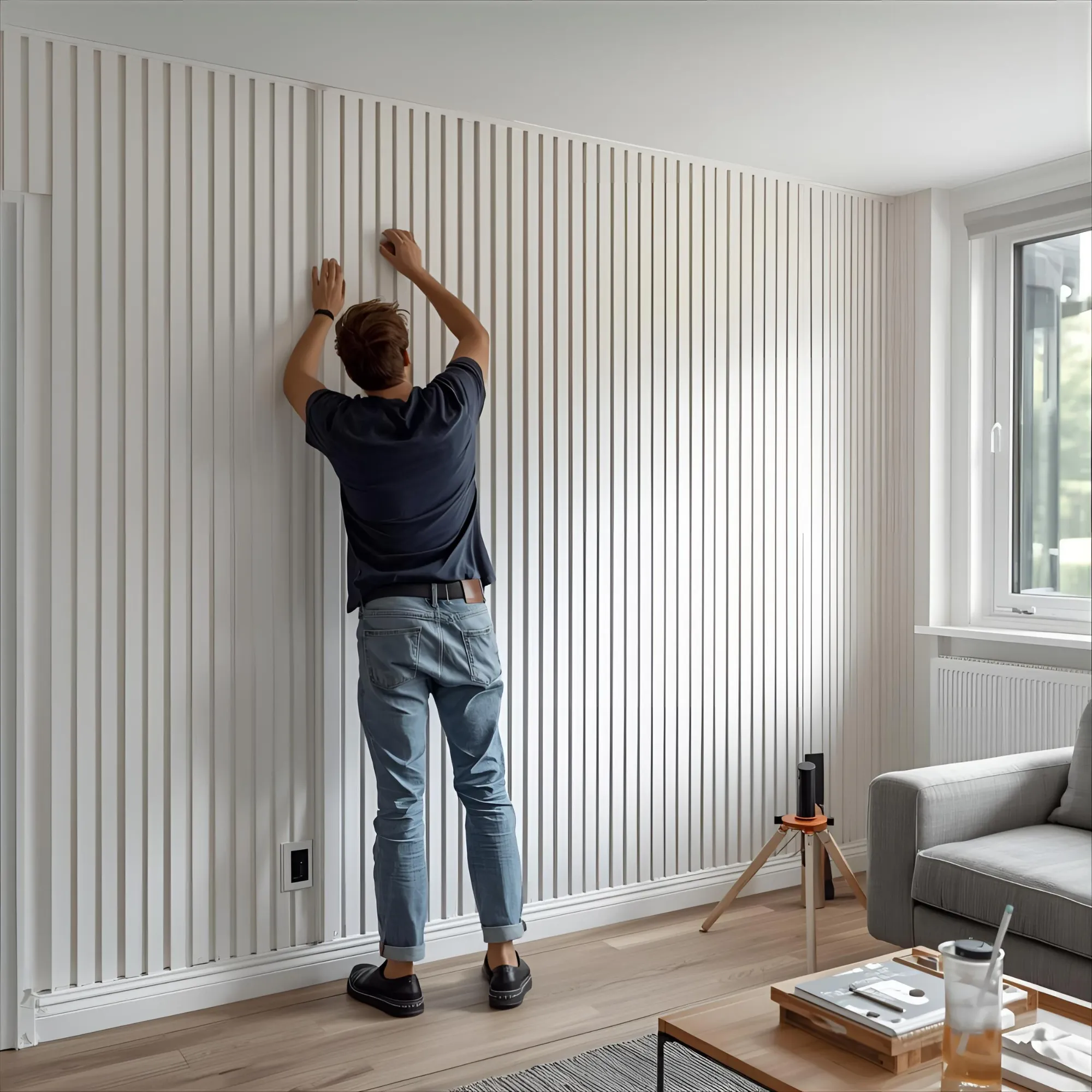 installation of interior slats