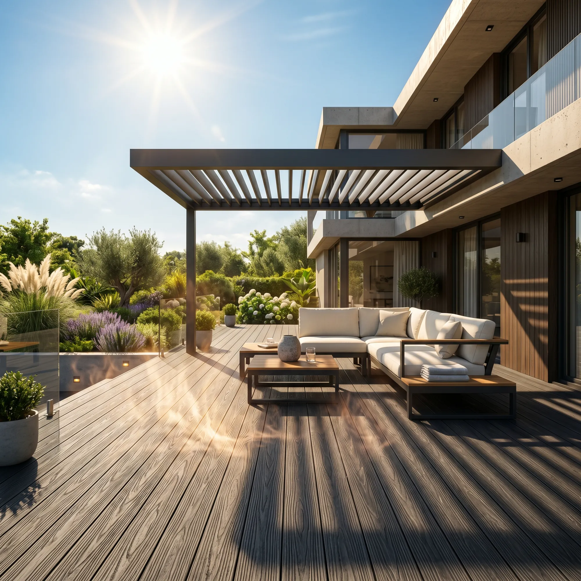 hot composite decking board