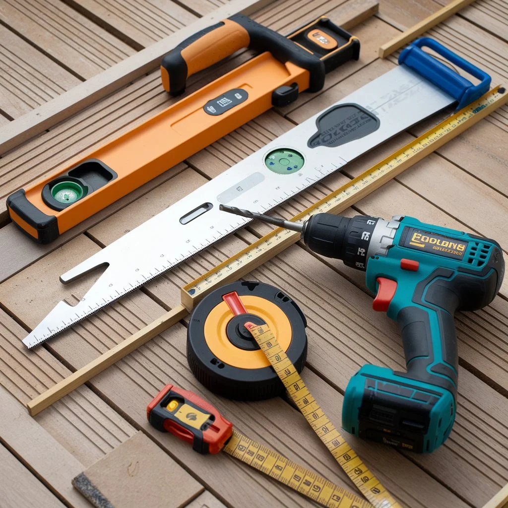 tools for building a terrace