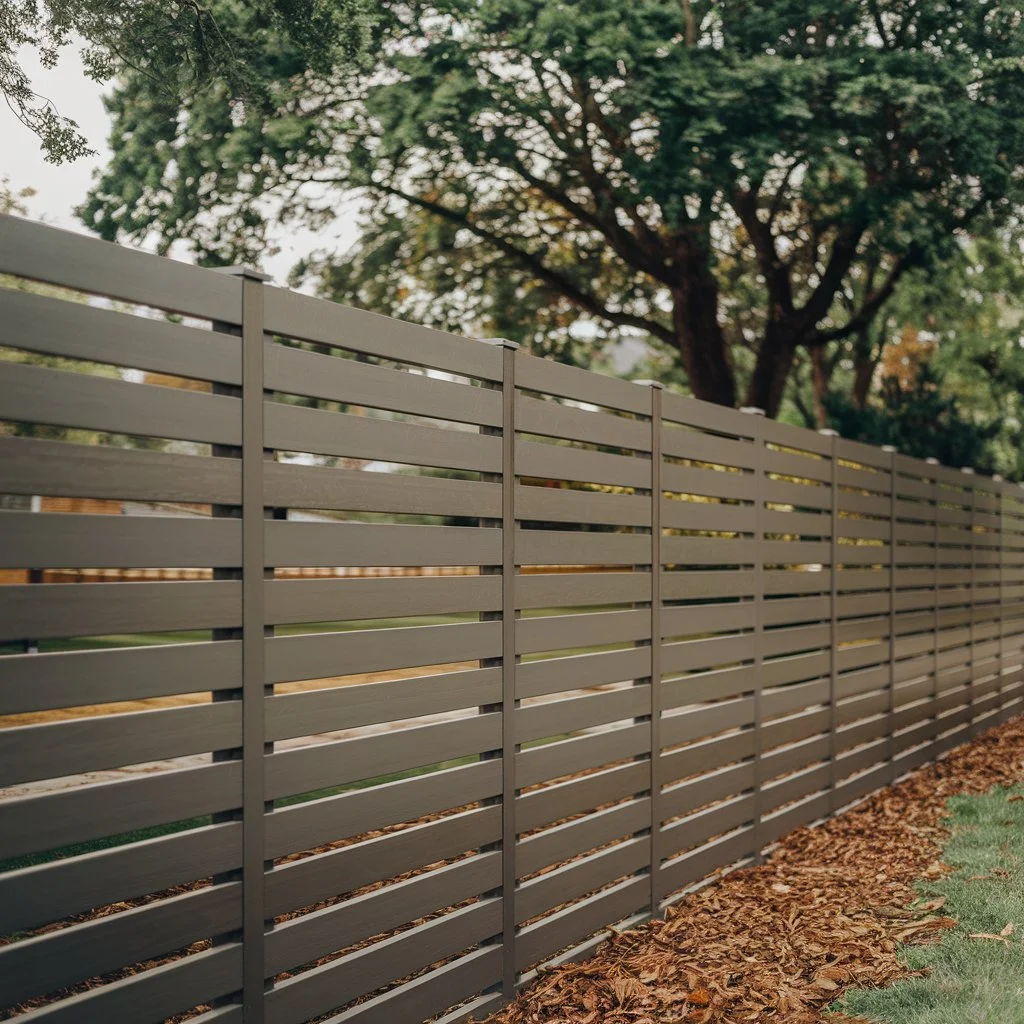 modern composite fence