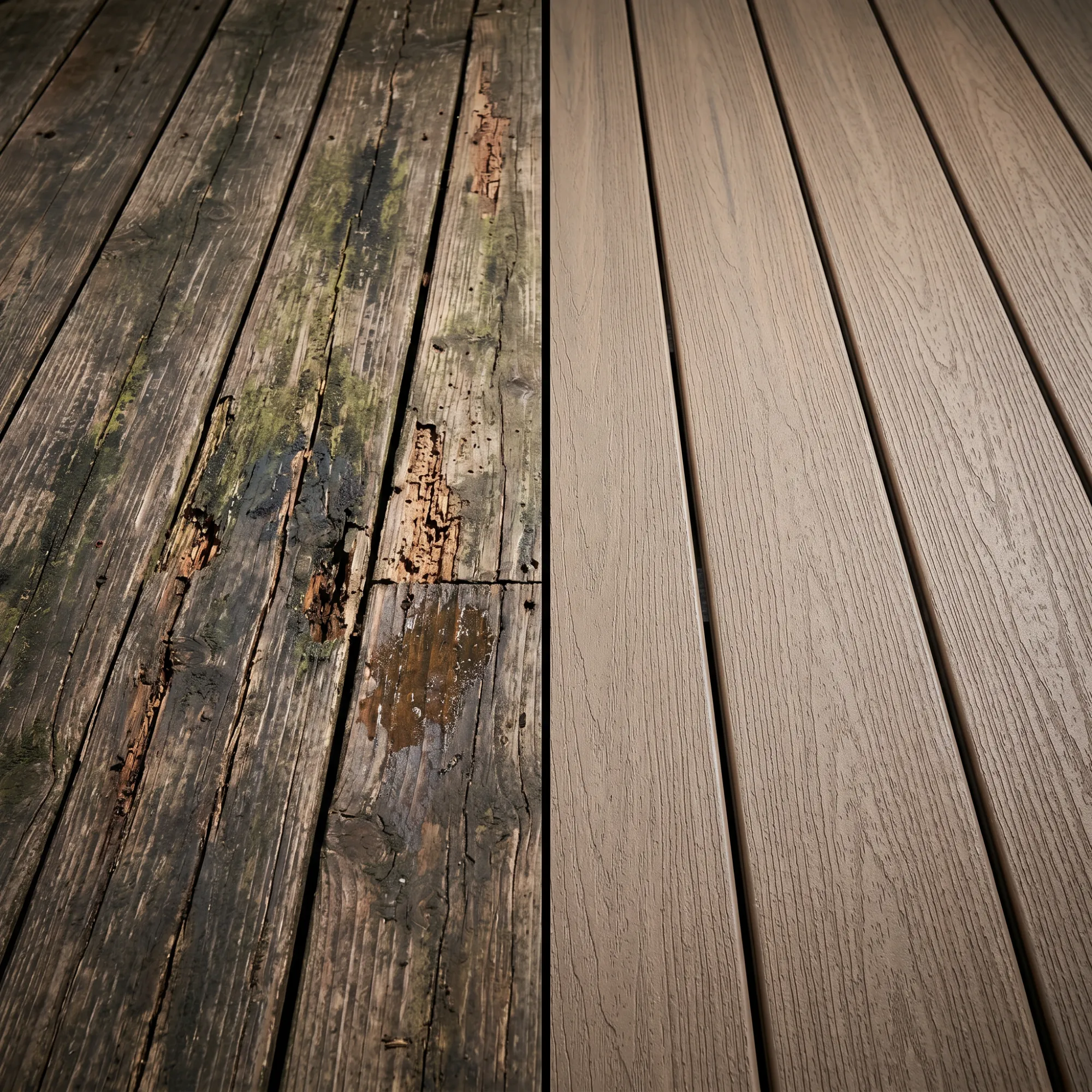 comparison of composite and timber decking after years of use