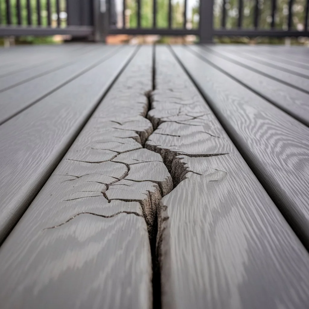 cracked board
