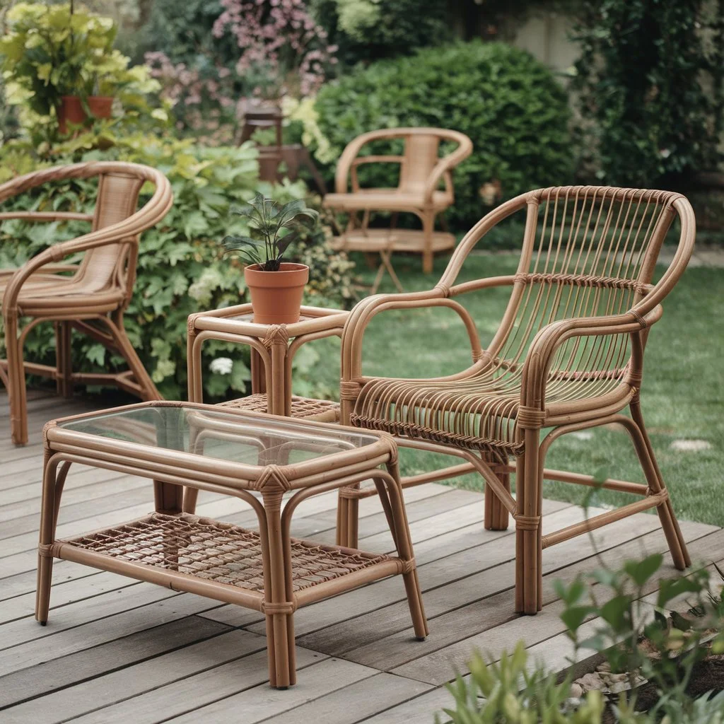 eco-friendly rattan garden furniture