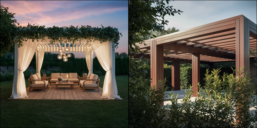 pergola and gazebo