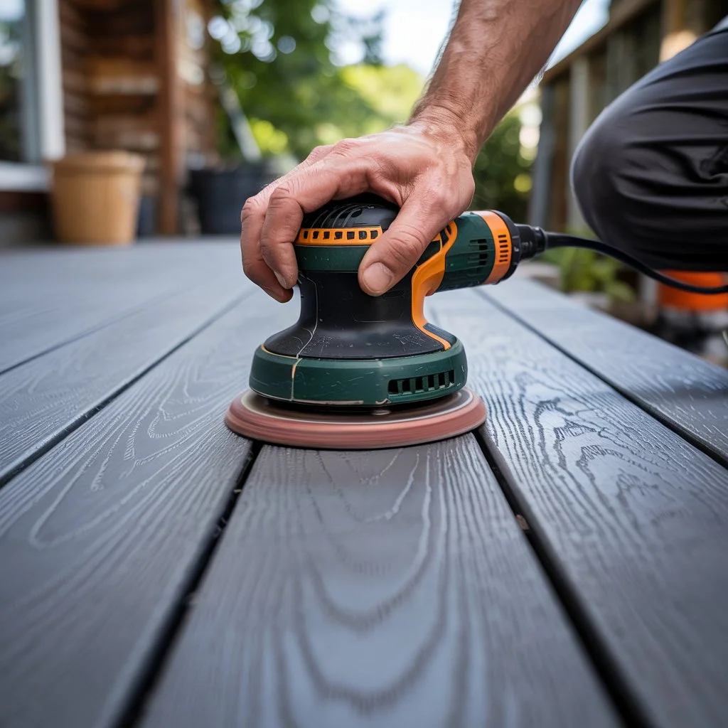 sanding discolouration 