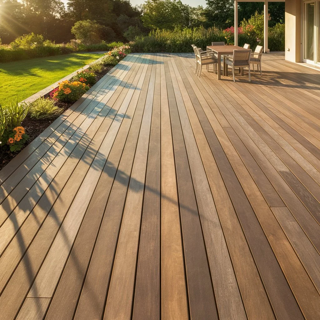 terrace in the sun