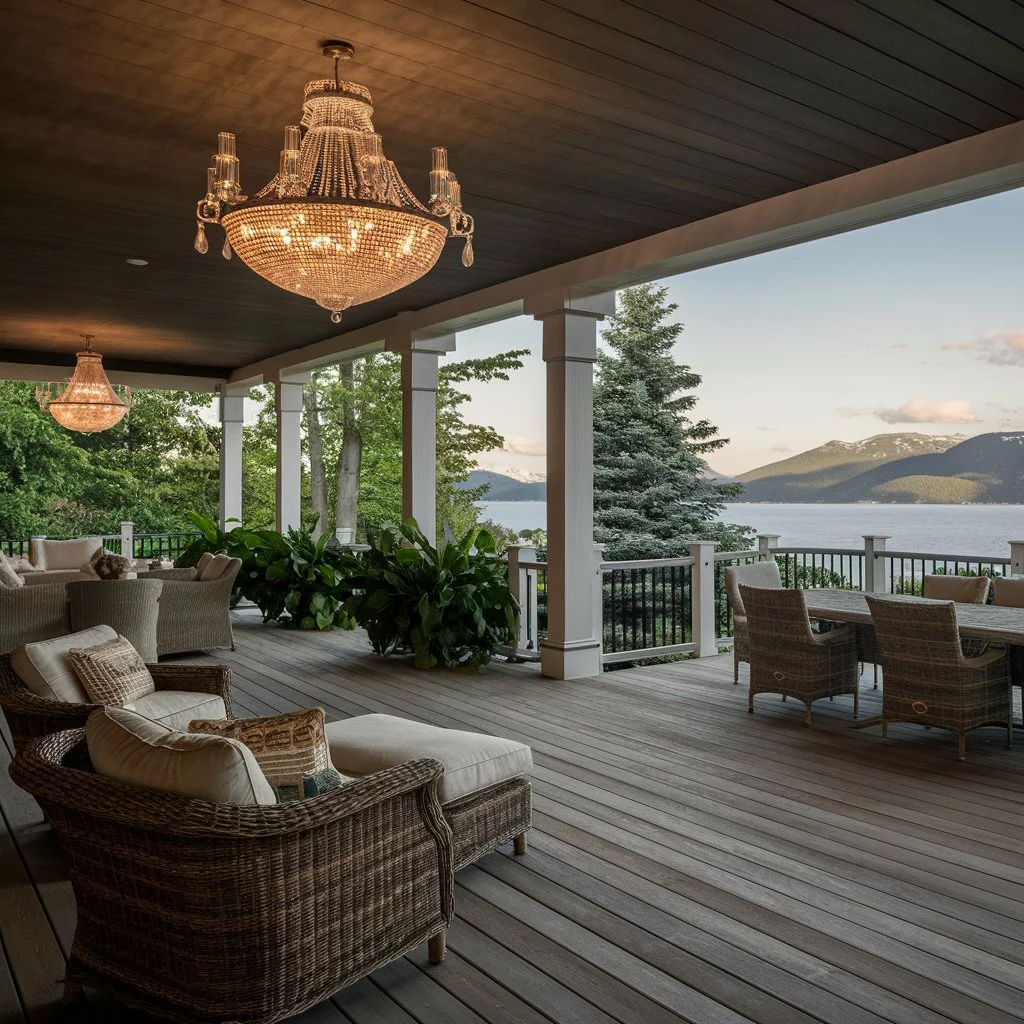 deck made from spruce boards