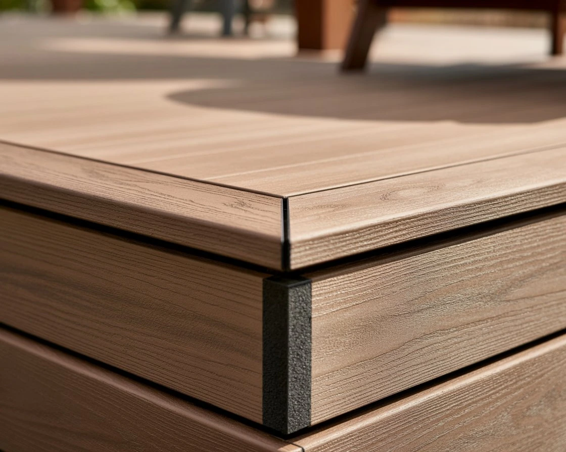 composite decking board - border