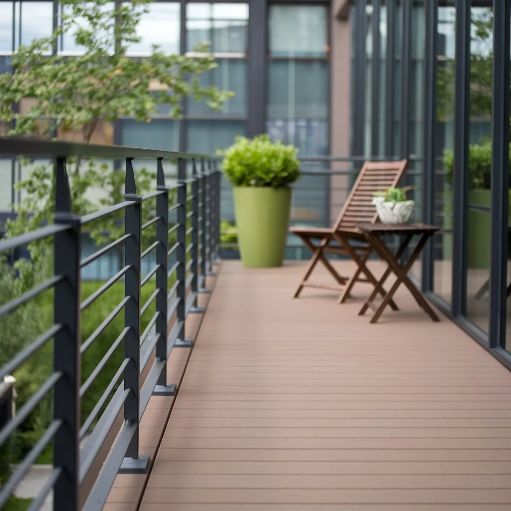 well-maintained decking