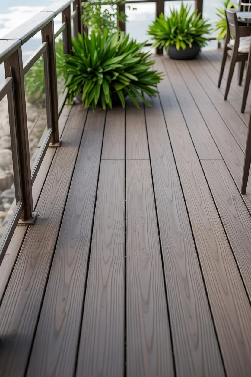 composite decking board for terraces
