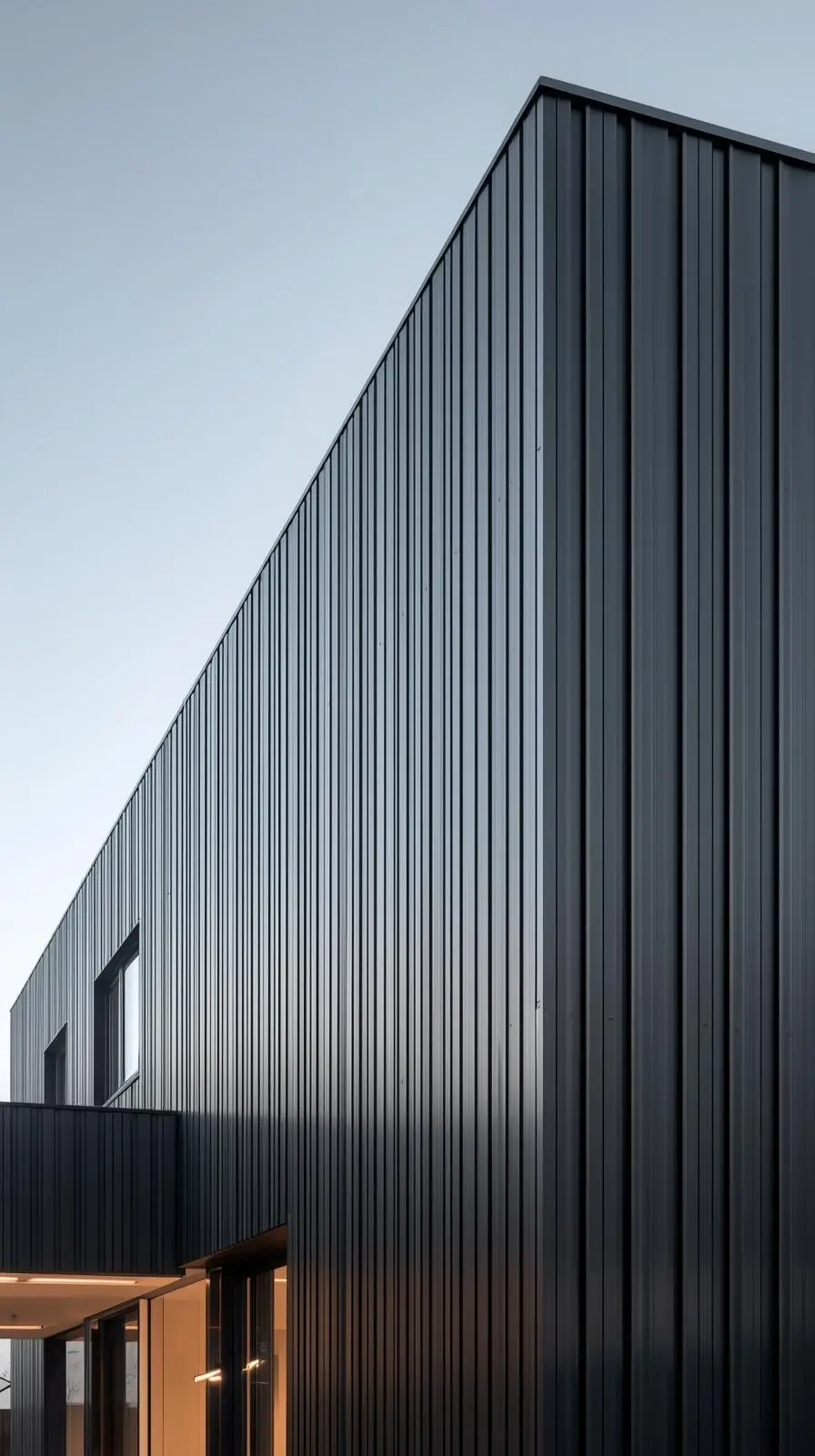 slats on buildings