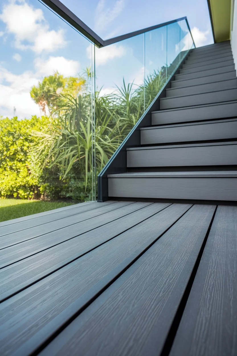 composite decking board for terraces