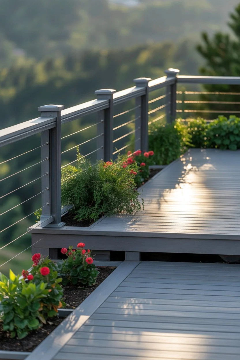 outdoor composite terraces