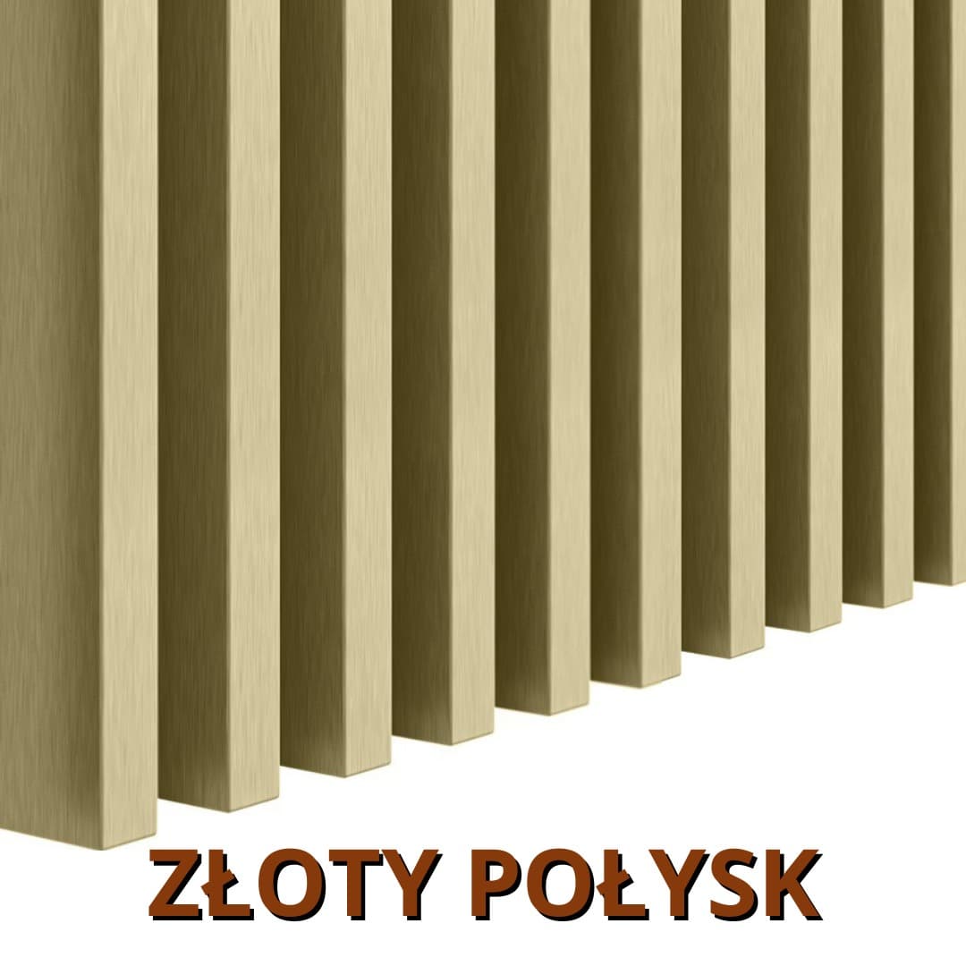 złoty połysk