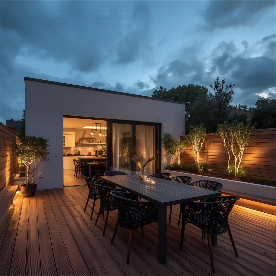 composite decking terrace