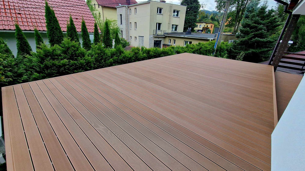 deck project in Człuchów