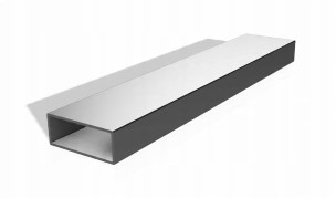 Rectangular aluminium tube 120x20x2 (PROFILE)
