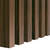 Walnut wall slats 30x40 mm – decorative wall strips