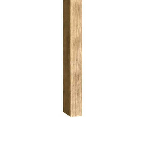 Vertical natural oak-coloured wall slat with visible wood grain.