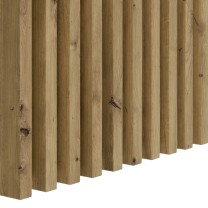 Artisan oak wall slats 16x30 mm, decorative wall strips