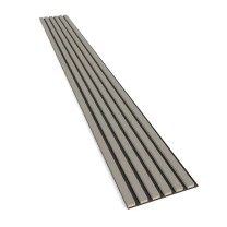 Cashmere slats on felt 24x300 mm decorative wall strips on felt