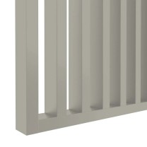 Slatted partition 30x60 mm cashmere up to 2750 mm wide, installation kit