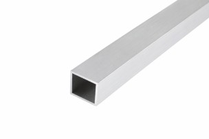 Square aluminium profile 18x18x1 mm