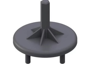 Driver bit for faster assembly and height adjustment of PPK 107471 pedestals