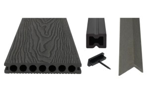 DUO composite decking system for a 50m2 deck - GRAPHITE
