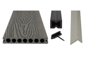 DUO composite decking system for a 50m2 deck - Light grey