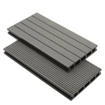 JASNY SZARY SPLIT composite decking board 150x25 - 5.8m
