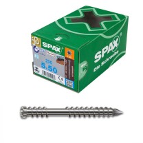 A2 stainless steel SPAX decking screw, silver 5x50