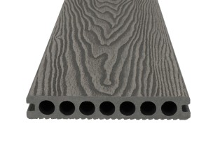Light Grey DUO composite decking board - length 5.80m (PRE-SALE)