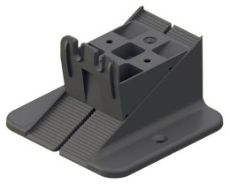 Adjustable RAPTOR decking joist support